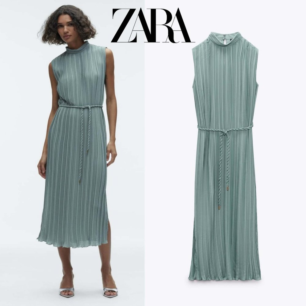 Pleated Zara Dress